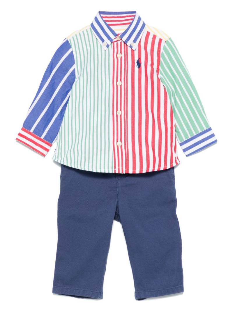 POLO RALPH LAUREN KIDS cotton trouser set - Blue von POLO RALPH LAUREN KIDS