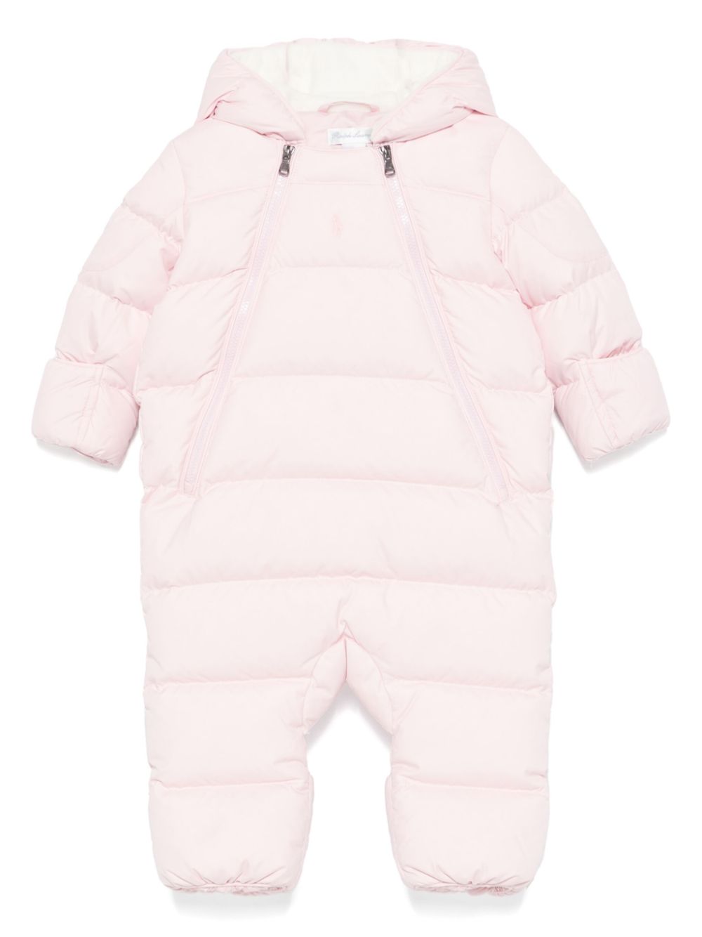 POLO RALPH LAUREN KIDS down hooded snowsuit - Pink von POLO RALPH LAUREN KIDS