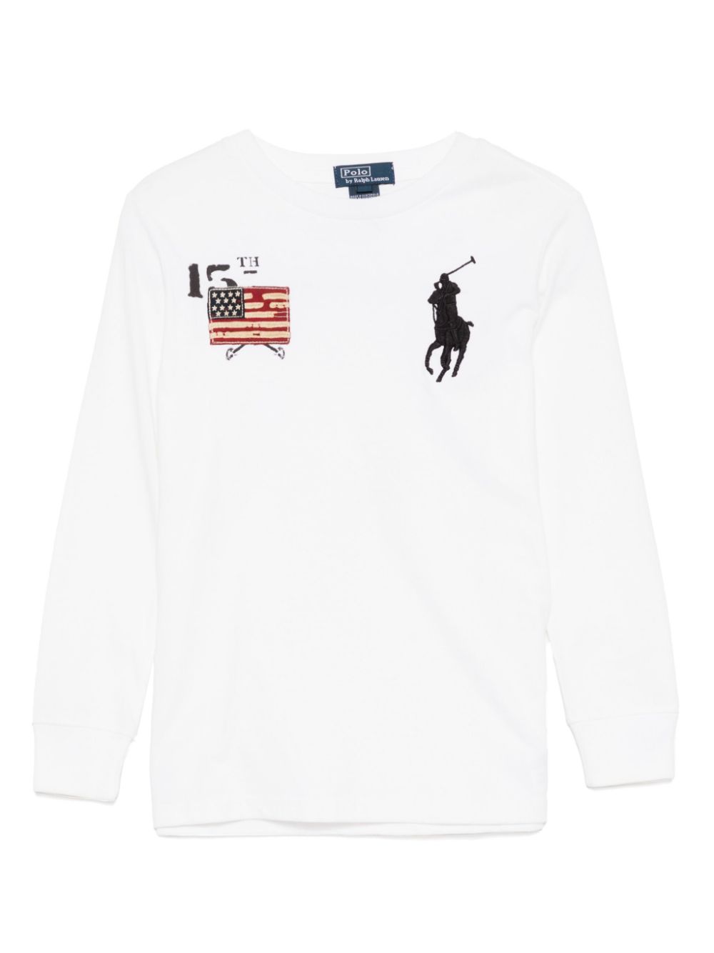 POLO RALPH LAUREN KIDS embroidered logo T-shirt - White von POLO RALPH LAUREN KIDS