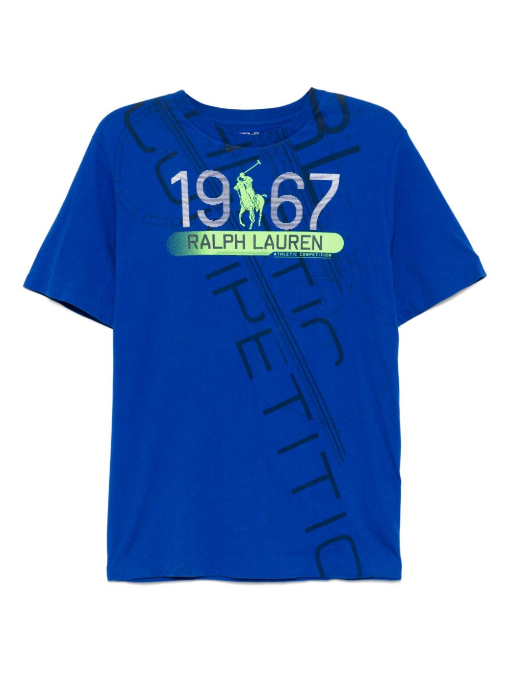 POLO RALPH LAUREN KIDS graphic print T-shirt - Blue von POLO RALPH LAUREN KIDS