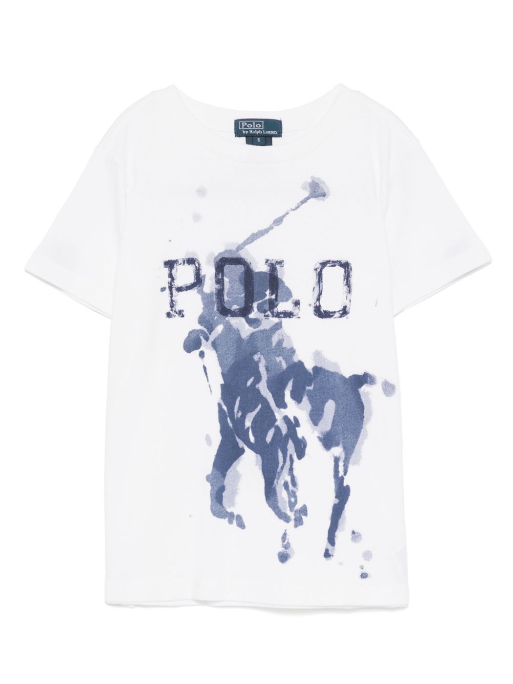 POLO RALPH LAUREN KIDS graphic print T-shirt - White von POLO RALPH LAUREN KIDS