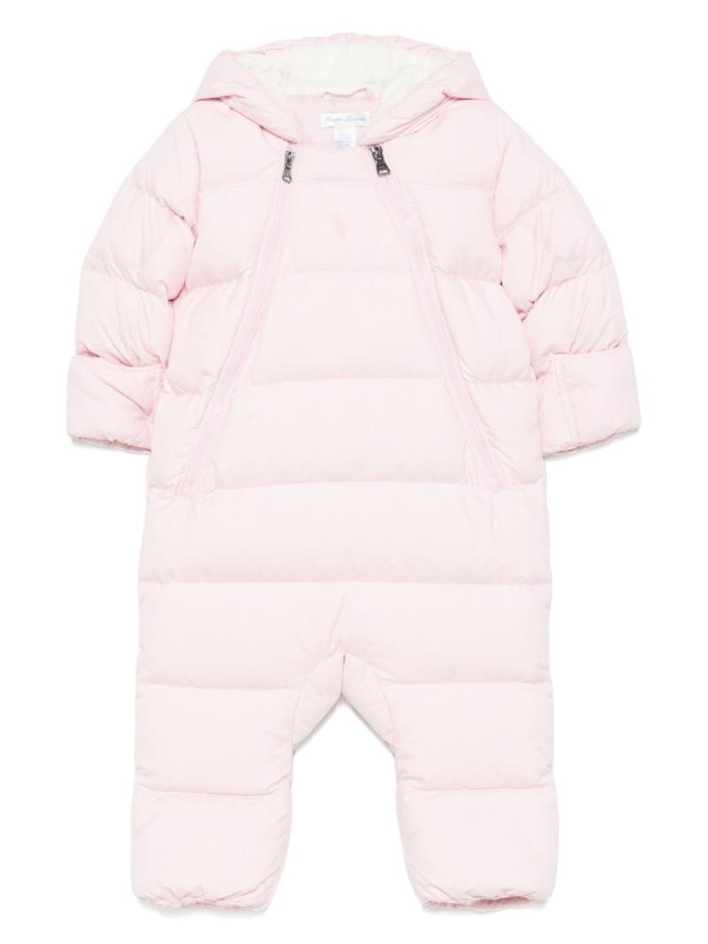 POLO RALPH LAUREN KIDS hooded bunting - Pink von POLO RALPH LAUREN KIDS