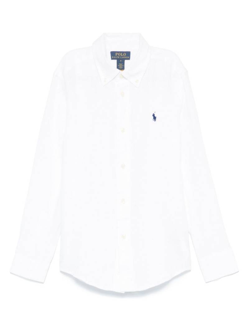 POLO RALPH LAUREN KIDS linen shirt - White von POLO RALPH LAUREN KIDS