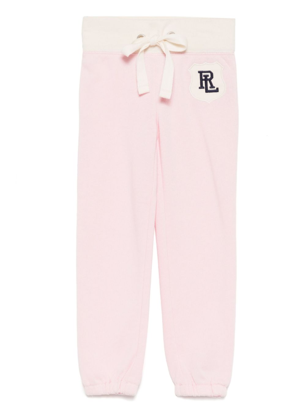 POLO RALPH LAUREN KIDS logo-badge drawstring track pants - Pink von POLO RALPH LAUREN KIDS