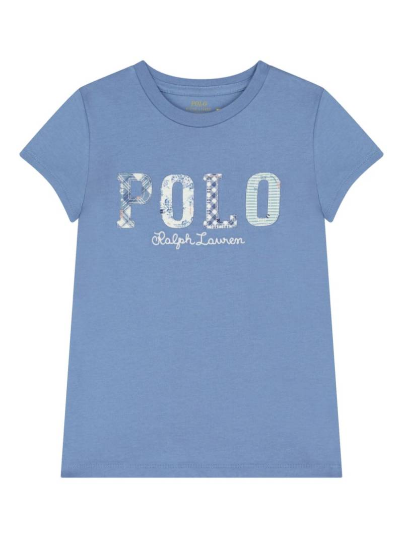 POLO RALPH LAUREN KIDS logo-embroidered T-shirt - Blue von POLO RALPH LAUREN KIDS