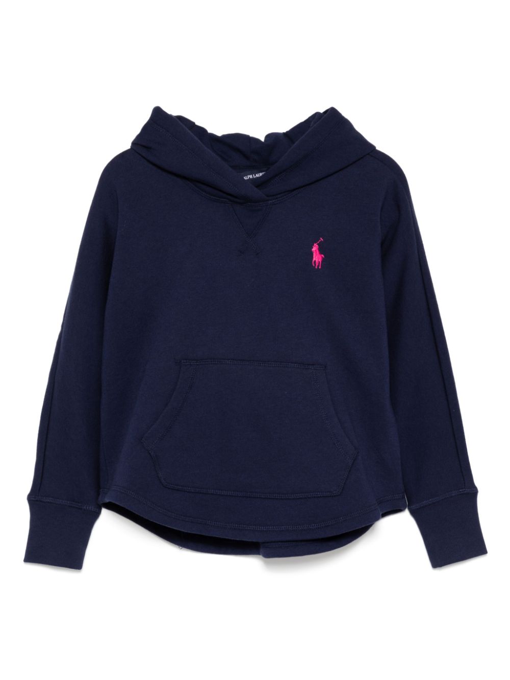 POLO RALPH LAUREN KIDS logo-embroidered hoodie - Blue von POLO RALPH LAUREN KIDS