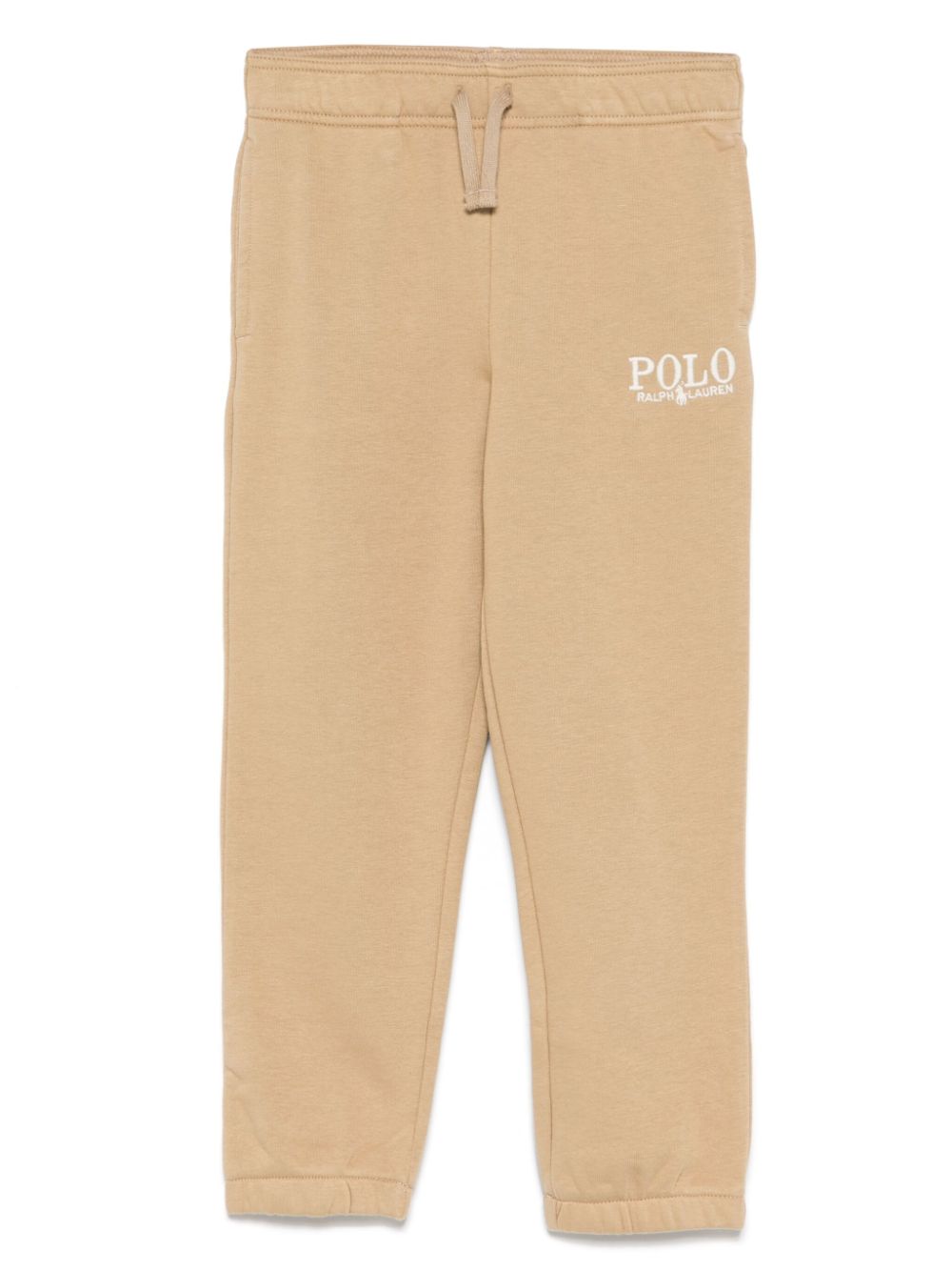 POLO RALPH LAUREN KIDS logo-embroidered track pants - Neutrals von POLO RALPH LAUREN KIDS