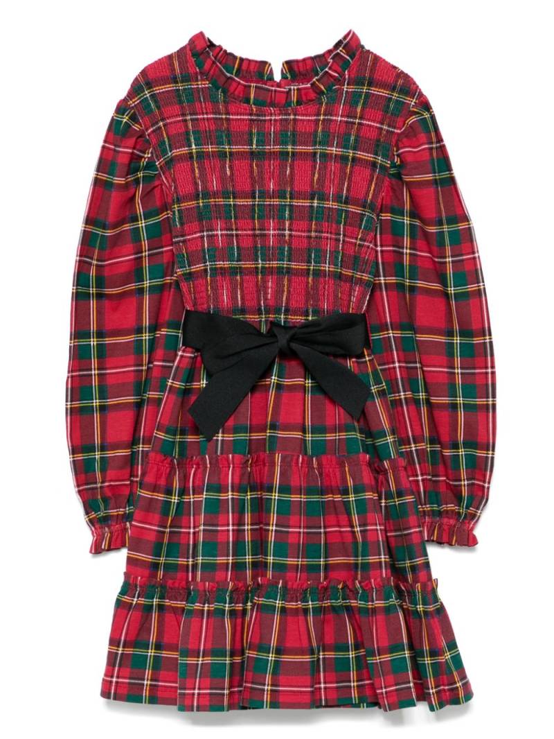 POLO RALPH LAUREN KIDS plaid cotton dress - Red von POLO RALPH LAUREN KIDS