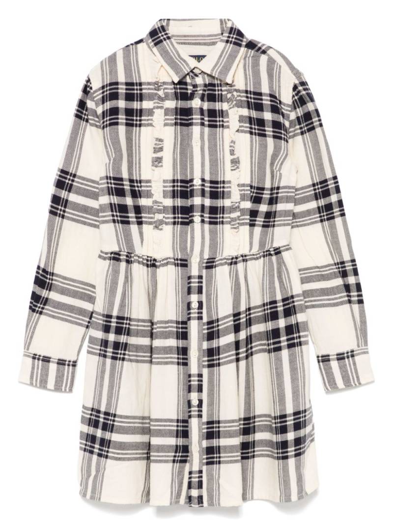 POLO RALPH LAUREN KIDS plaid dress - Neutrals von POLO RALPH LAUREN KIDS