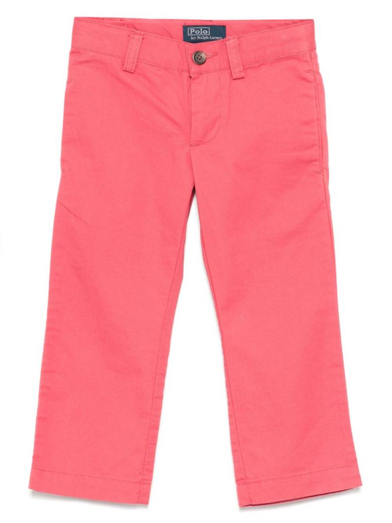 POLO RALPH LAUREN KIDS straight trousers - Pink von POLO RALPH LAUREN KIDS