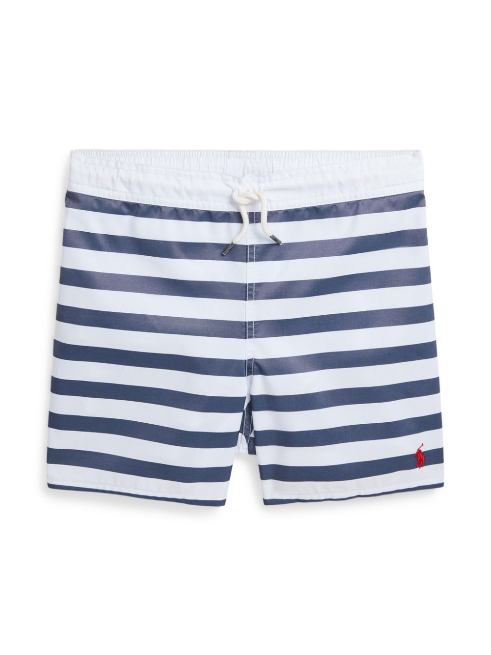 POLO RALPH LAUREN KIDS stripe-print logo-embroidered swim shorts - Blue von POLO RALPH LAUREN KIDS