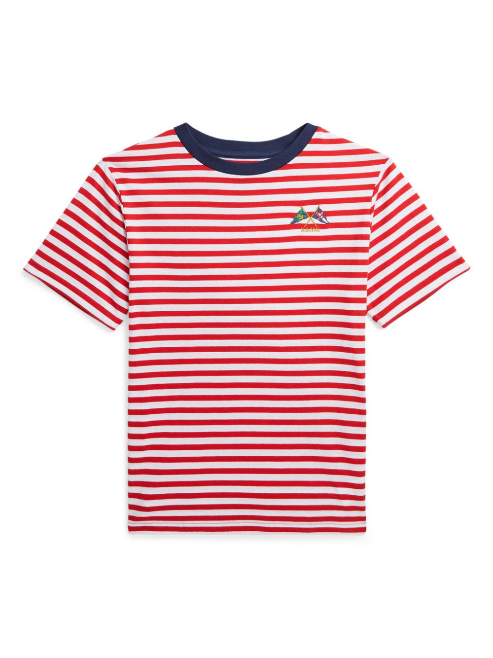 POLO RALPH LAUREN KIDS striped cotton T-shirt - Red von POLO RALPH LAUREN KIDS