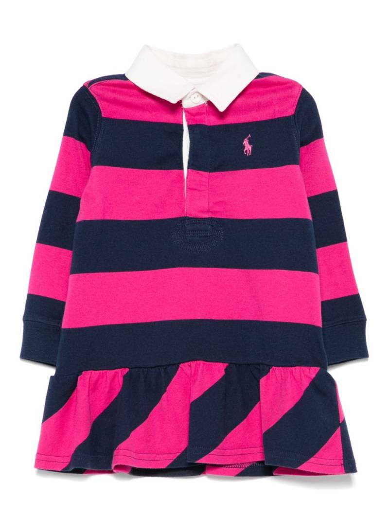 POLO RALPH LAUREN KIDS striped polo dress - Blue von POLO RALPH LAUREN KIDS