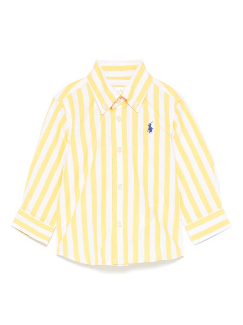 POLO RALPH LAUREN KIDS striped shirt - White von POLO RALPH LAUREN KIDS