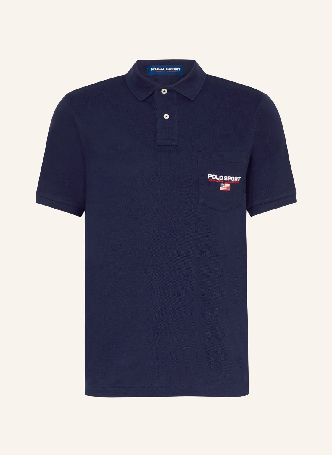 Polo Sport Piqué-Poloshirt Classic Fit blau von POLO SPORT