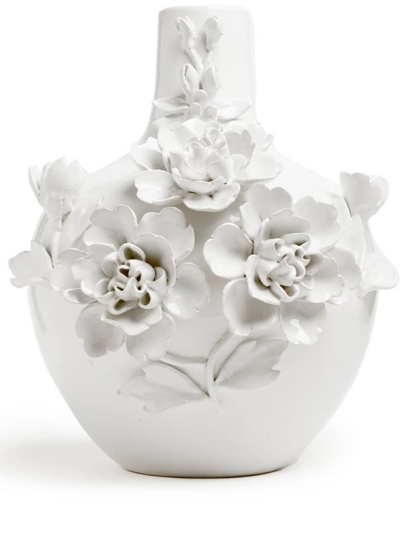 POLSPOTTEN 3D porcelain rose vase - White von POLSPOTTEN