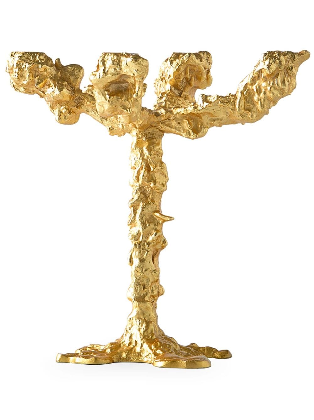 POLSPOTTEN Drip candle holder (32cm) - Gold von POLSPOTTEN