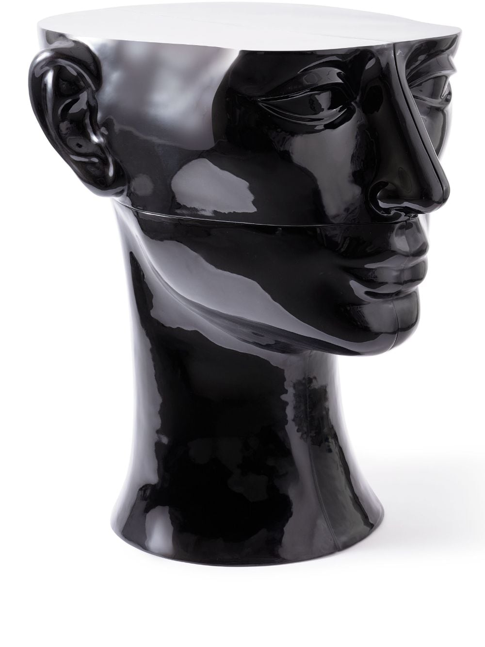 POLSPOTTEN Head Left Top glossy-finish sculpture - Black von POLSPOTTEN