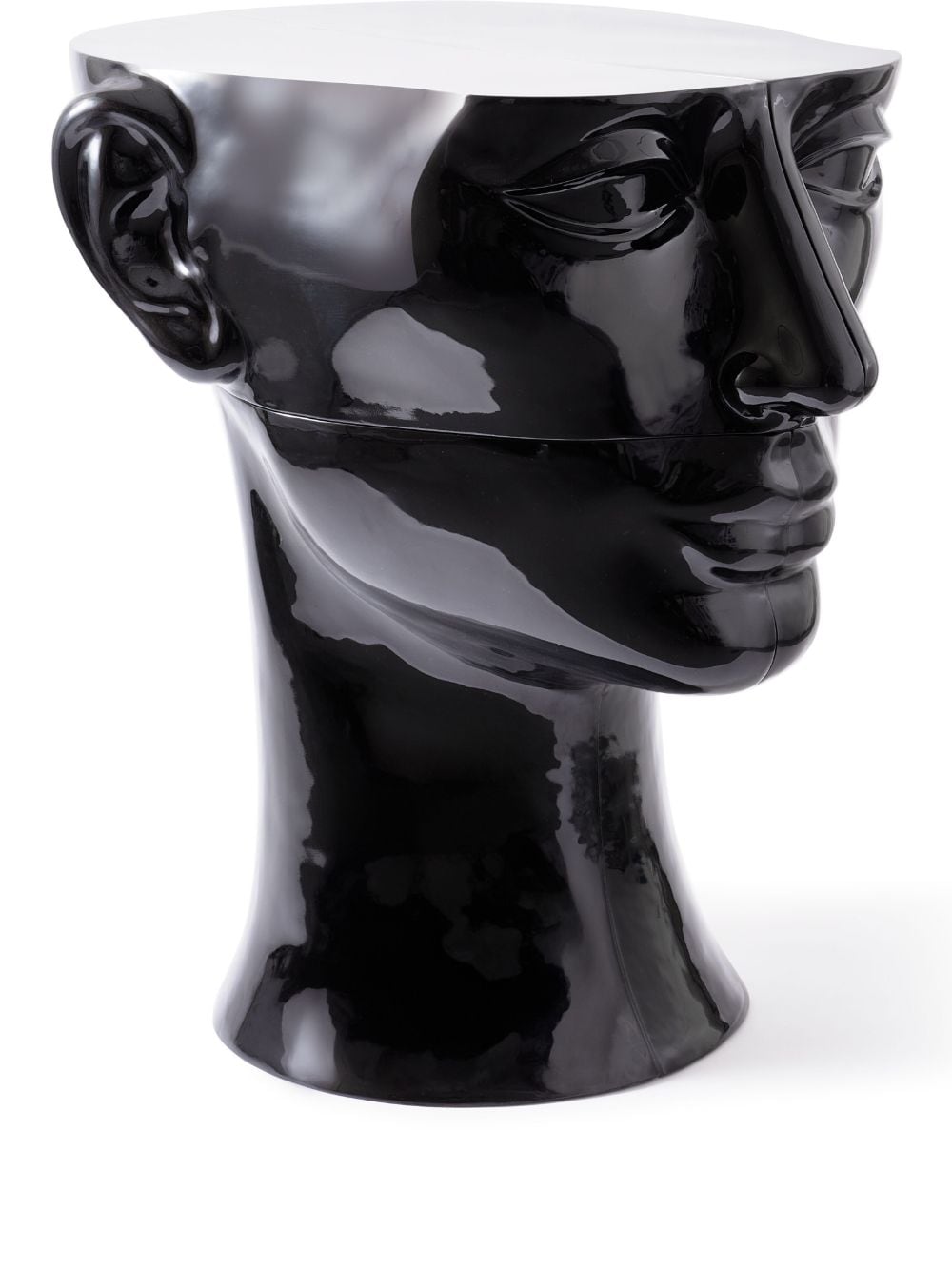 POLSPOTTEN Head Right Bottom lacquered-finish sculpture - Black von POLSPOTTEN