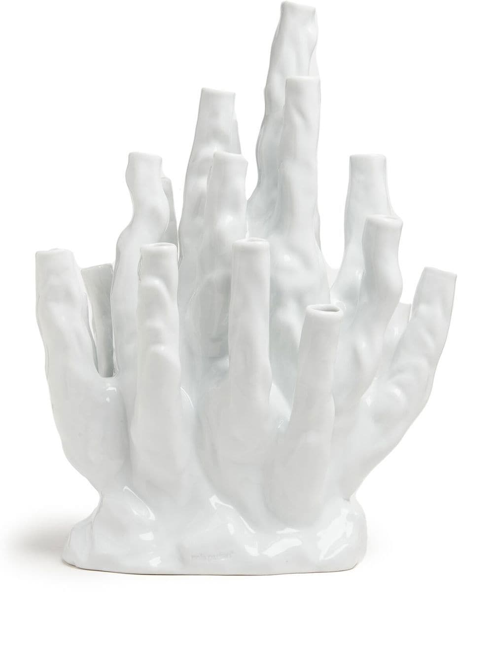 POLSPOTTEN large coral vase - White von POLSPOTTEN