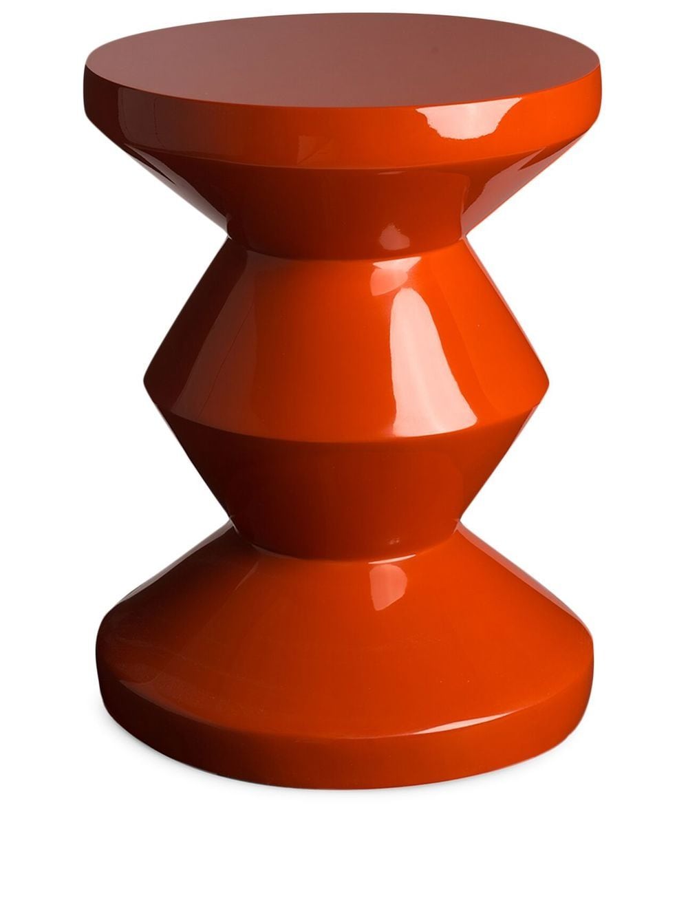 POLSPOTTEN zig zag stool - Orange von POLSPOTTEN