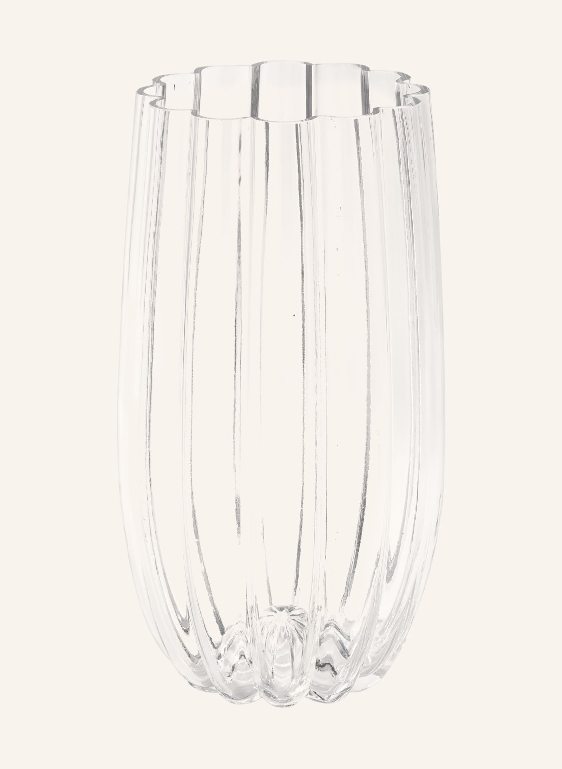 Polspotten Vase Melon L transparent von POLSPOTTEN