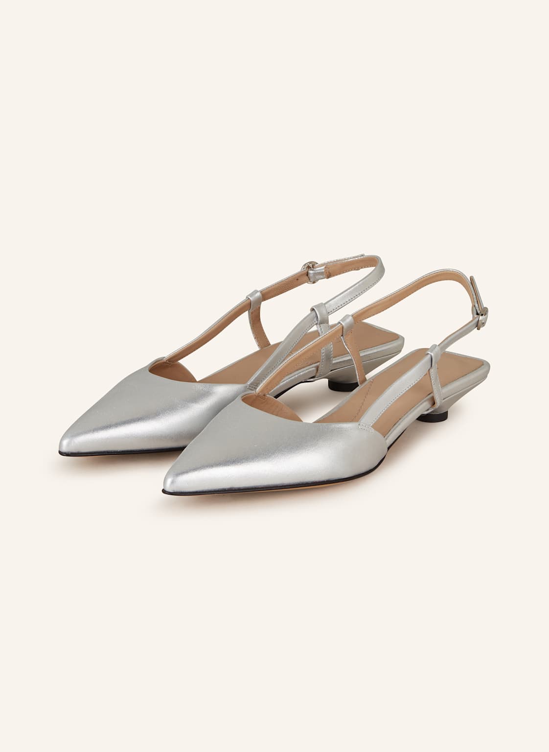 Pomme D'or Slingpumps Ginger silber Pomme D'or Slingpumps Ginger silber von POMME D'OR