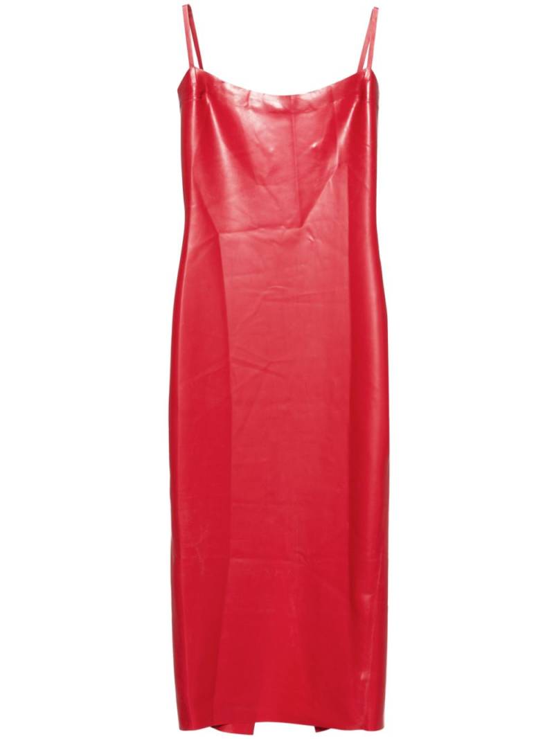 POSTER GIRL Whistle midi dress - Red von POSTER GIRL