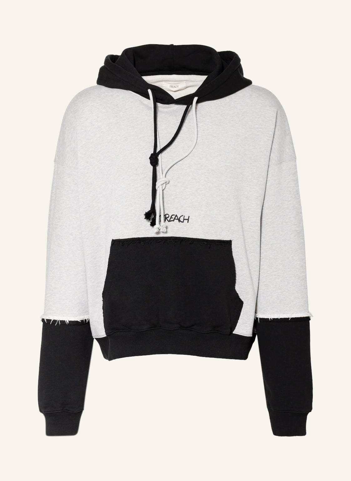 Preach Oversized-Hoodie grau von PREACH