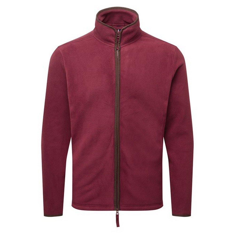 PREMIER - Artisan Fleecejacke, für Herren, Weinrot, Größe 3XL von PREMIER