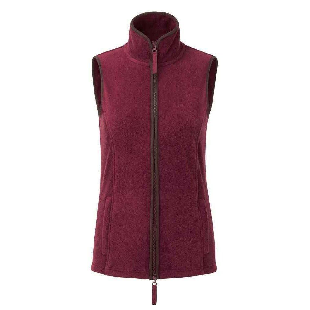 Artisan Weste Damen Weinrot XL von PREMIER