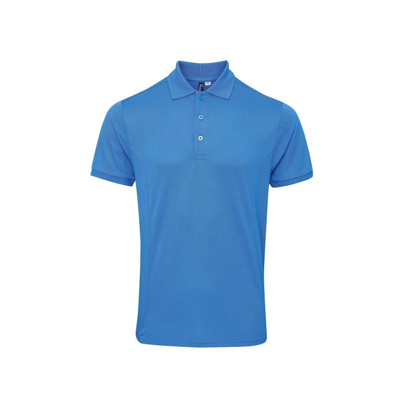 Coolchecker Piquépoloshirt Mit Coolplus Herren Saphirblau 3XL von PREMIER