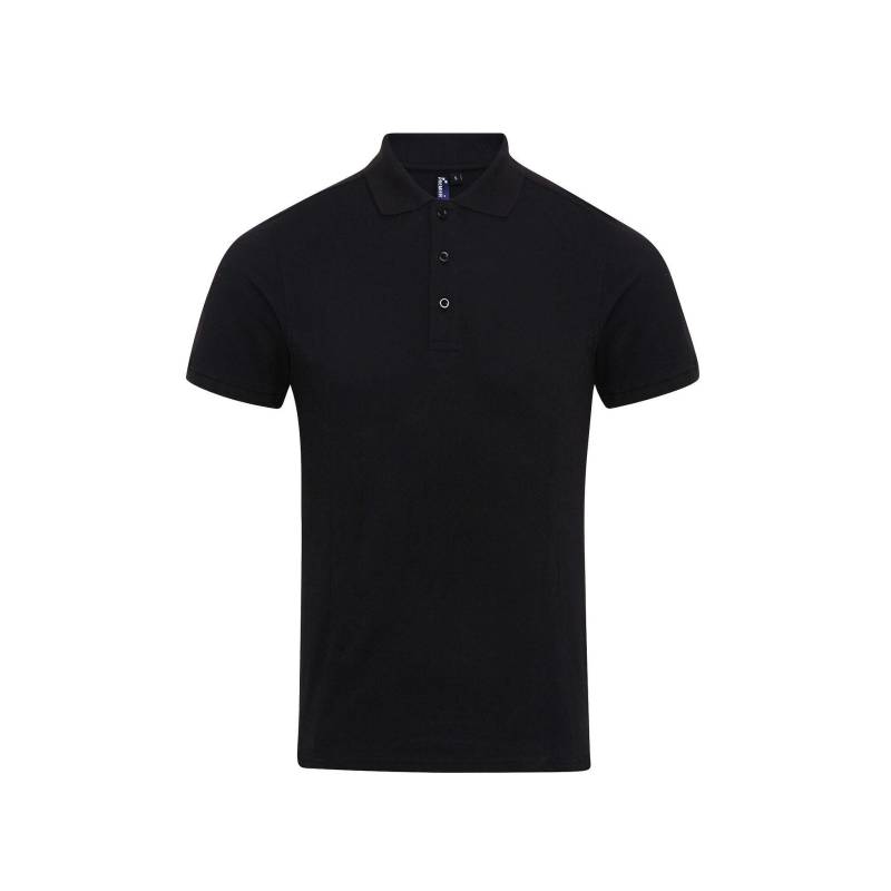 Coolchecker Piquépoloshirt Mit Coolplus Herren Schwarz 4XL von PREMIER