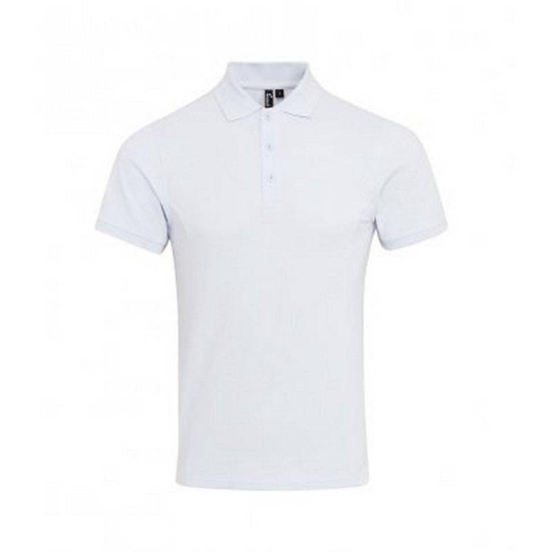 PREMIER - Coolchecker Plus Pique Polo TShirt, für Herren, Weiss, Größe 6XL von PREMIER