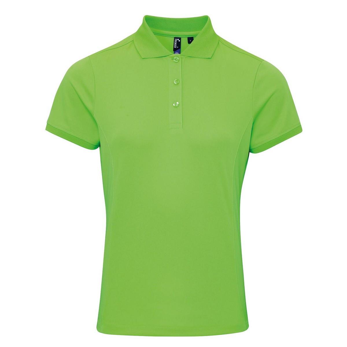 Coolchecker Poloshirt Damen Grün 36 von PREMIER
