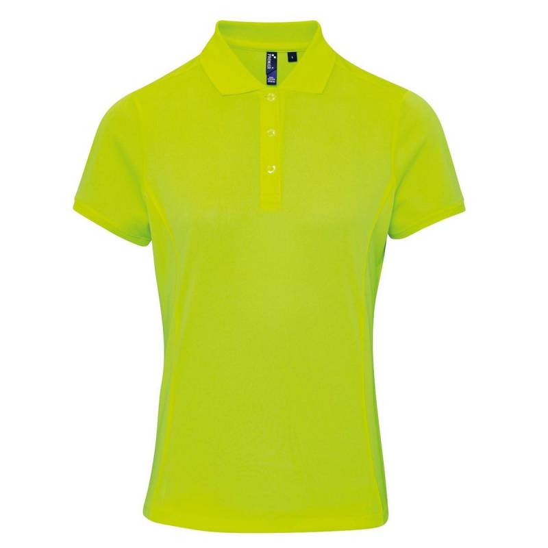 Coolchecker Poloshirt Damen Limone 38 von PREMIER