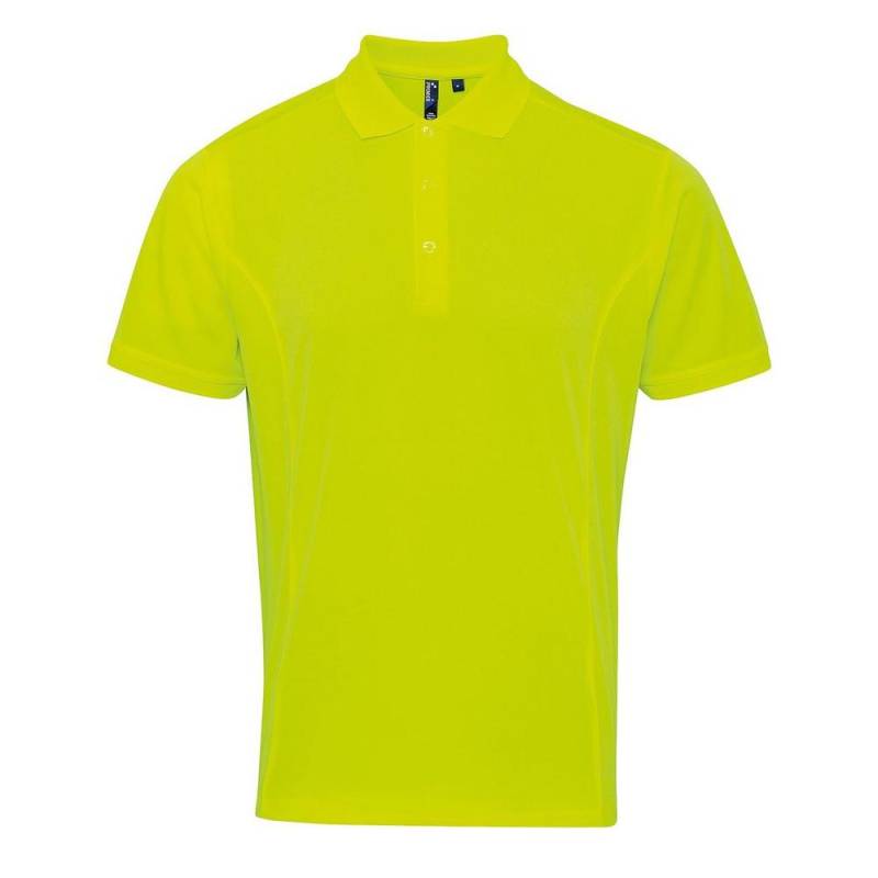 Coolchecker Poloshirt Herren Gelb 3XL von PREMIER