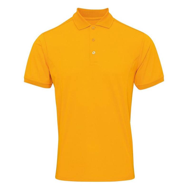 Coolchecker Poloshirt Herren Gelb Bunt 3XL von PREMIER