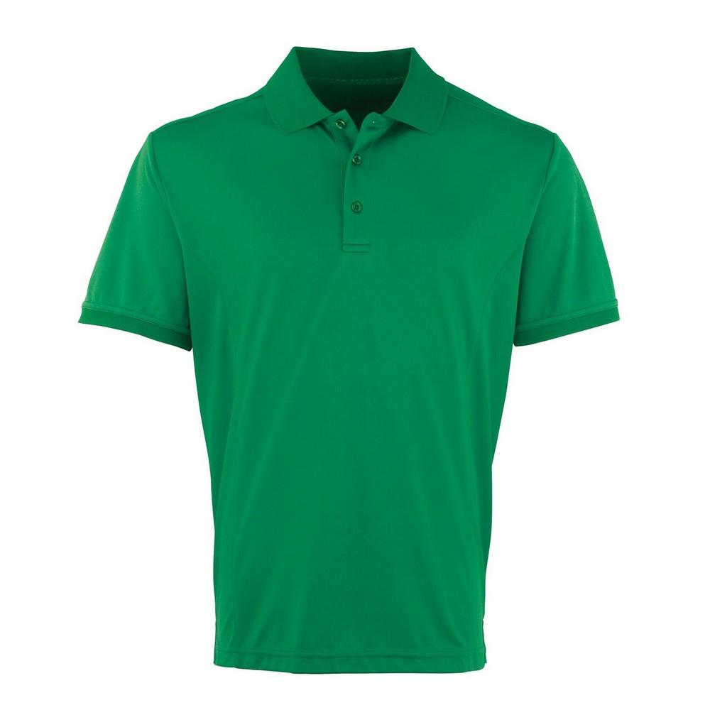 Coolchecker Poloshirt Herren Grün 3XL von PREMIER