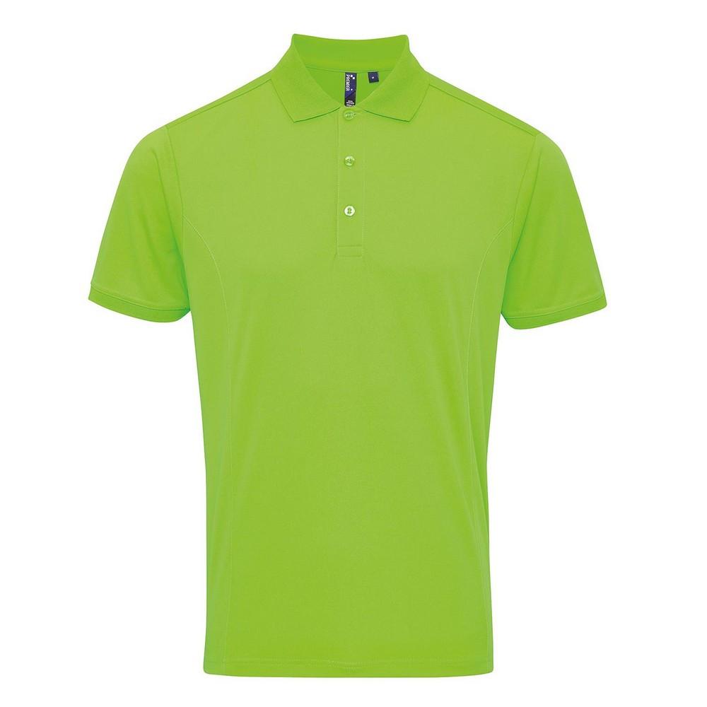 Coolchecker Poloshirt Herren Grün 4XL von PREMIER