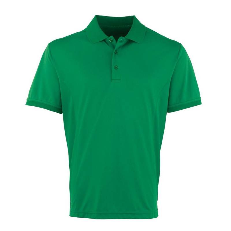 Coolchecker Poloshirt Herren Grün L von PREMIER