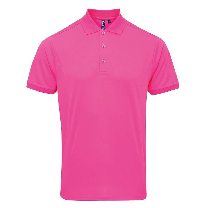 Coolchecker Poloshirt Herren Pink S von PREMIER