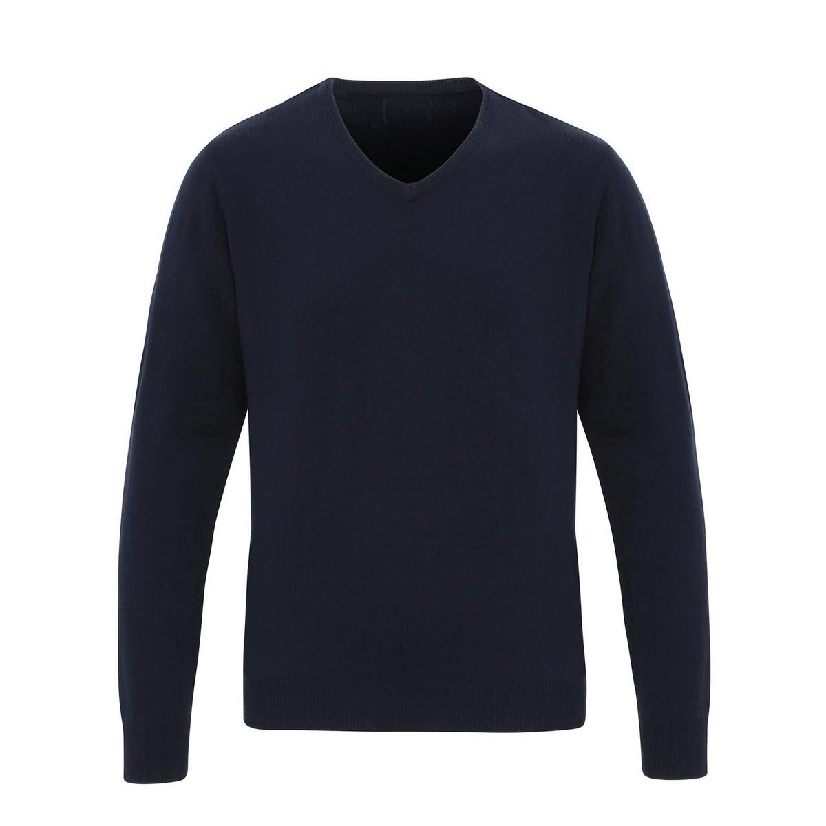 Essential Sweatshirt Vausschnitt Herren Marine L von PREMIER