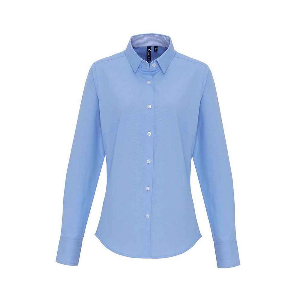 PREMIER - Formelles Hemd Langärmlig, für Damen, Blau, Größe L von PREMIER