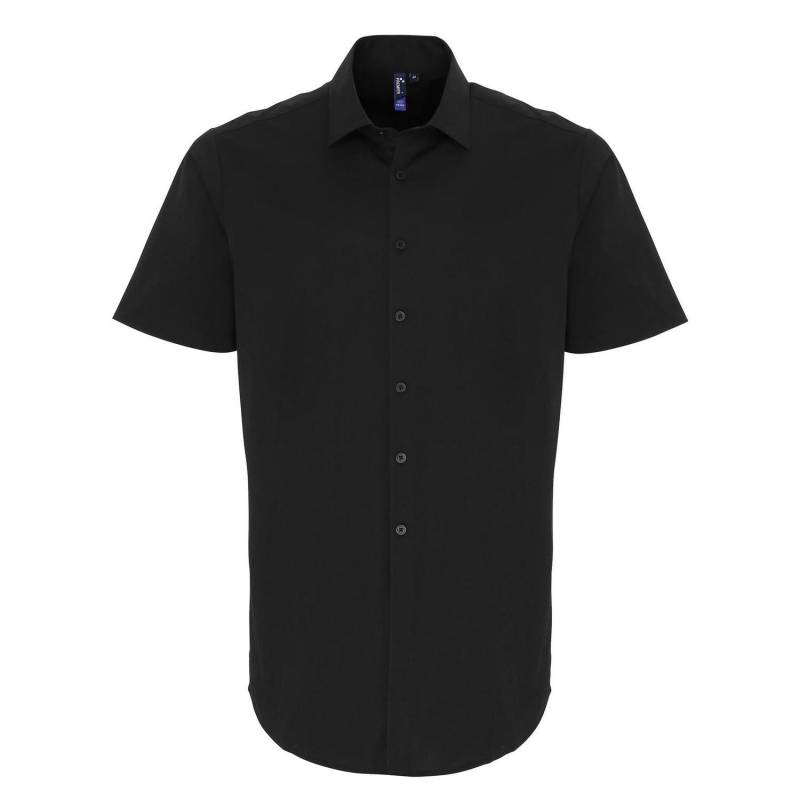 Hemd Kurzärmlig Herren Schwarz 3XL von PREMIER