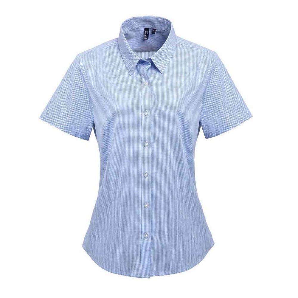 Hemdkurzärmlig Damen Blau 46 von PREMIER