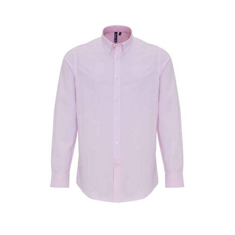 Hemdlangärmlig Herren Pink L von PREMIER