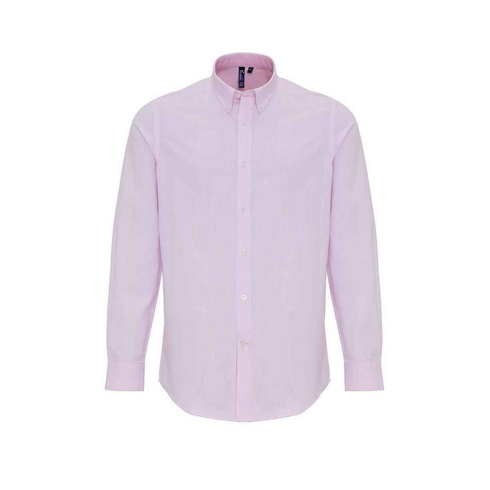 Hemdlangärmlig Herren Pink XXL von PREMIER