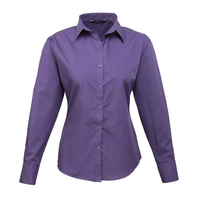 PREMIER - Bluse Langärmlig, für Damen, Lila, Größe 46 von PREMIER