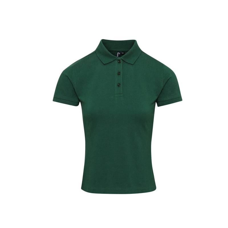 Poloshirt Coolchecker Mit Coolplus Damen Dunkelgrün L von PREMIER